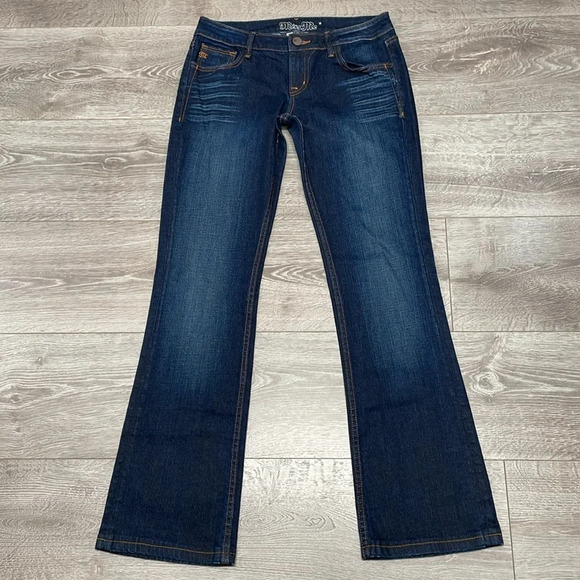 NWOT Miss Me Audrina 5 Pocket Low Rise Boot Cut Denim Jeans 28 - Picture 7 of 15